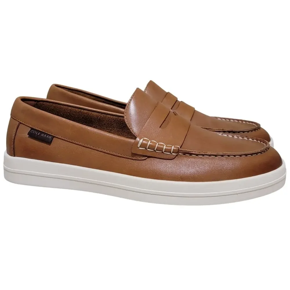 Cole Haan Men Nantucket Drift Slip On Penny Laafers Size US 10M British Tan
